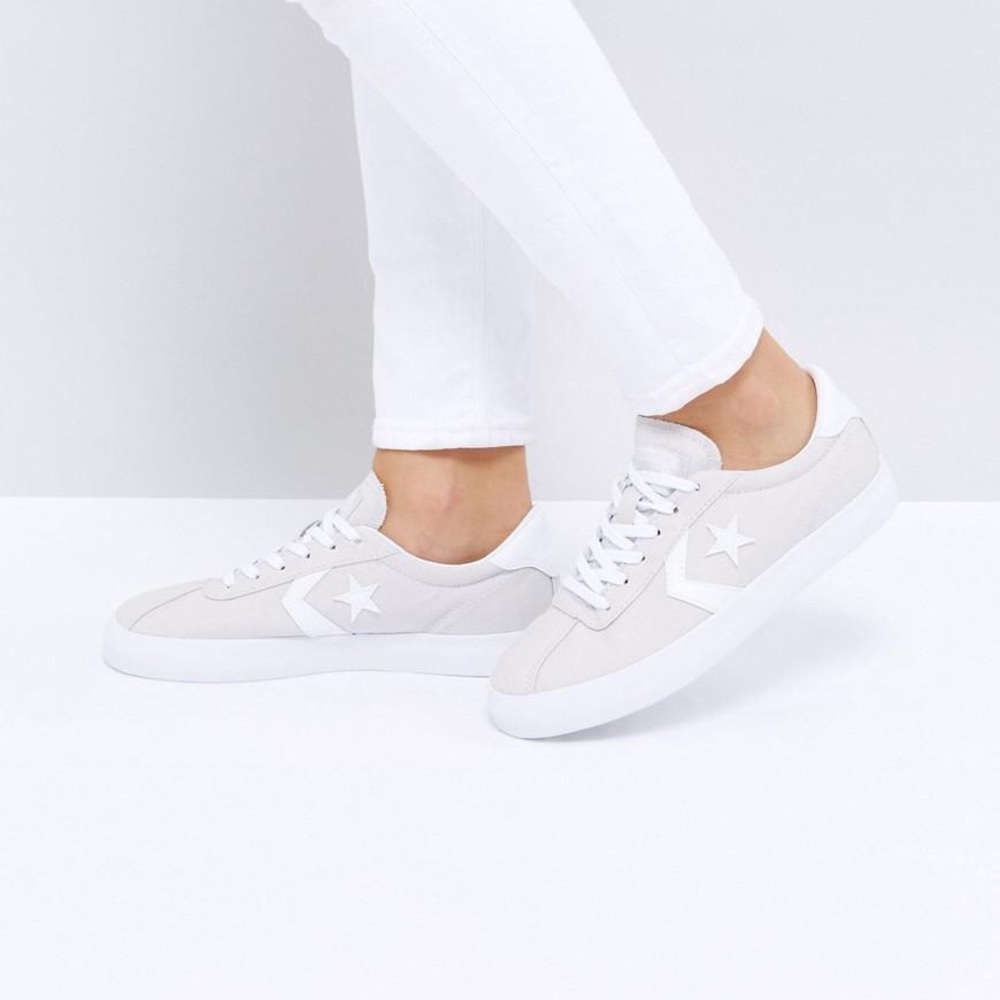 Converse Breakpoint Canvas Trainers in Beige